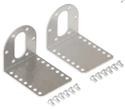 Pololu 37D Metal Motorlar için L-Braket Montaj Aparatı Çifti PL-1084
