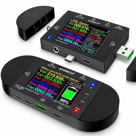 UD24 2.4 İnç Bluetooth USB Güç Ölçer