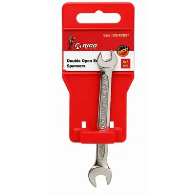 Rico İki Ağız Anahtar Kısa 6x7mm - Nozzle için Uygun