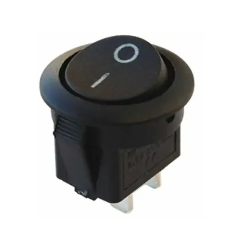 IC-133-5 Yuvarlak Işıksız Anahtar ON-OFF 2P