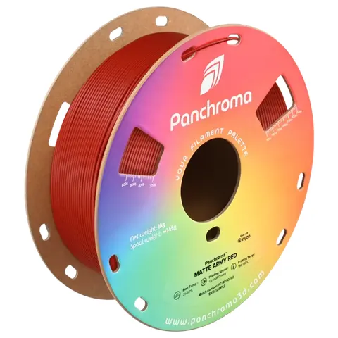 Polymaker Panchroma Matte PLA Filament Askeri Kırmızı