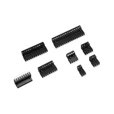 2 Pin 3.81mm Dişi Geçmeli Siyah Klemens