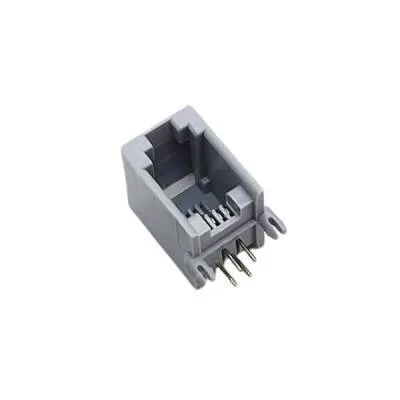 RJ11 4P4C Dişi Telefon Kablosu Konnektörü - PCB Tipi