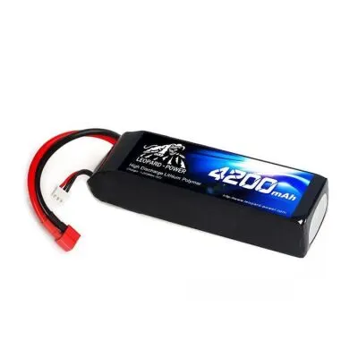Leopard Power 2S 7.4V Lipo (Li-Po) Lityum Polimer Batarya - 4200mAh, 40C, T Plug