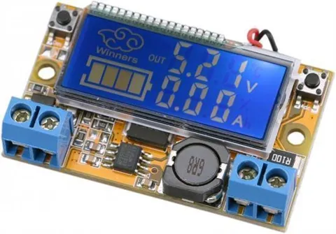 23v Lcd Ekranlı 3A Voltaj Regülatörü Step Down Düşürücü