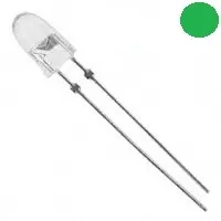 5mm Şeffaf LED - Yeşil