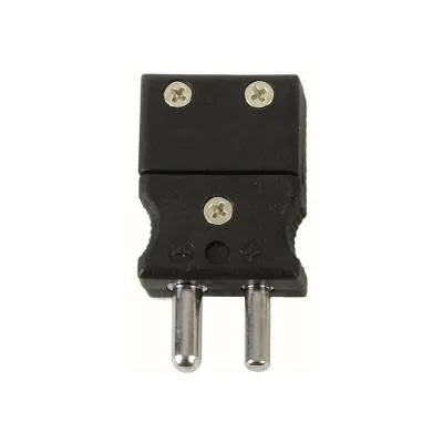 CK-05SY-Erkek - Fe-Const Termokupl Fiş Siyah