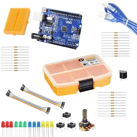 Arduino Temel Başlangıç Seti (Klon Arduino Uno R3 CH340)
