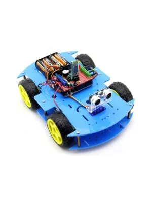 Jsumo Robomod 4WD Arduino Bluetooth Kontrollü Mavi (Demonte)