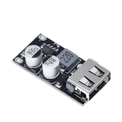 ​2.4A 5V DC DC Buck Voltaj Dönüştürücü Ve QC3.0 Cep Telefonu Hızlı Şarj Modülü