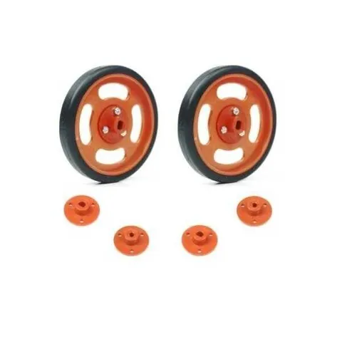 Geçmeli Tekerlek Seti 70x11mm - Turuncu
