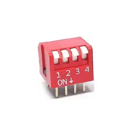 4 Pin Piyano Tip Dip Switch