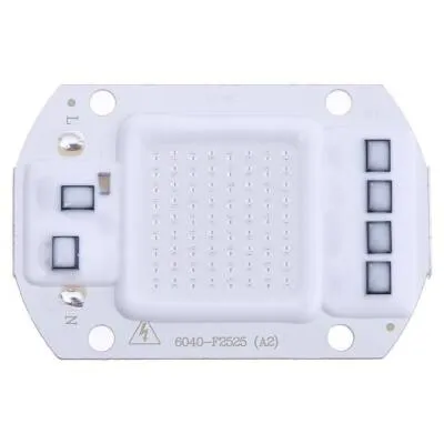 Mavi 220V Projektör Cob Led 50W Driver Çipli