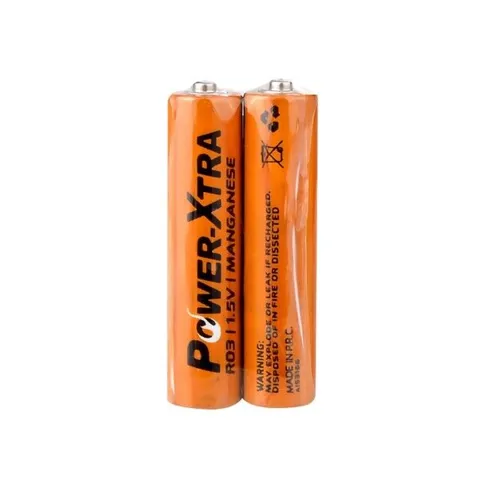 Power-Xtra AAA Manganez Pil R03 - 2 Adet