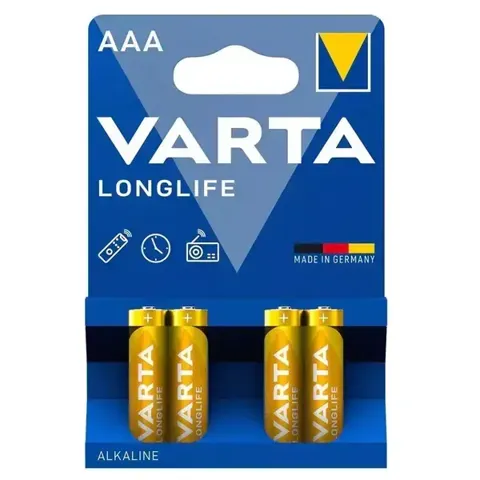 Varta 4103 Longlife AAA 4'lü İnce Kalem Pil