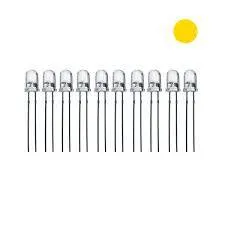 5mm Sarı Şeffaf Led (10 lu paket)