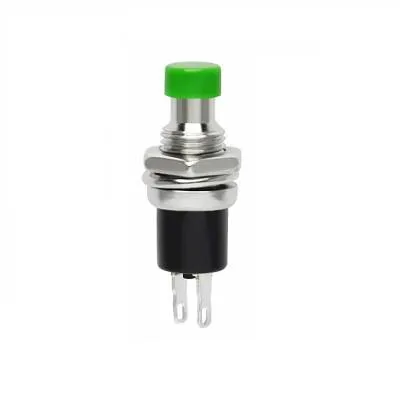 DS-110 7mm Push Buton - Yeşil