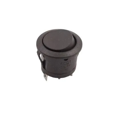 KCD1-2 ON-OFF-ON Anahtar 3 Pin Siyah