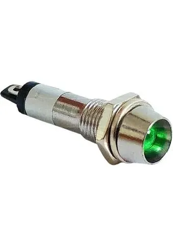 8mm Pano Sinyal LED'i 24V Yeşil