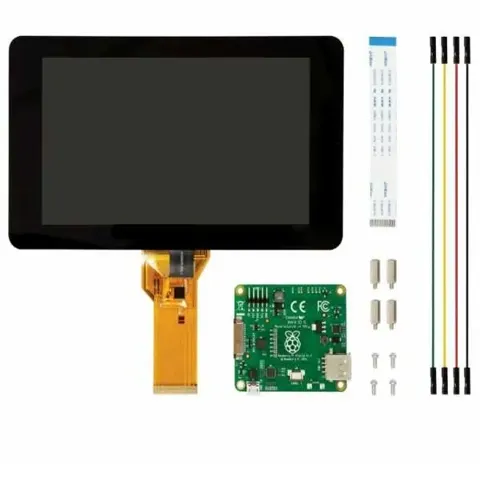 Raspberry Pi 7 inch Resmi Dokunmatik Ekran