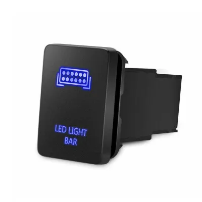 ON-OFF Anahtar Mavi Işıklı 4-Kablolu 12V 3A - Led Light Bar