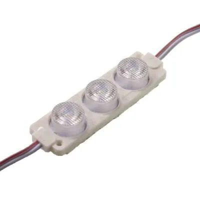 3W Mercekli Modül 3'lü Led - Gün Işığı 12V