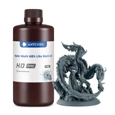 Anycubic Water-Wash ABS-Like Reçine 3.0 - HD Gri - 1 Kg