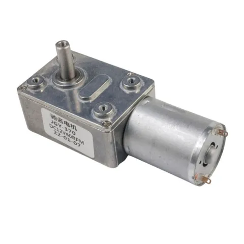 12V 40 RPM L Redüktörlü DC Motor