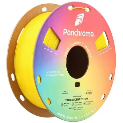Panchroma PLA Yarı Saydam Sarı Filament 1.75mm 1Kg - (Translucent)