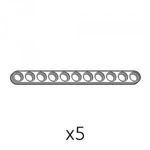 Plate (SPI-1b11(W)) | Robotis DREAM Uyumlu Plaka - BEYAZ | 5 Adet