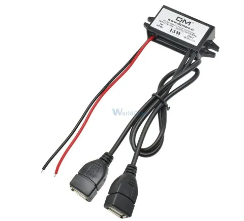 DC 15W 7V - 20V dan 5v 3a Voltaj Düşürücü
