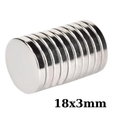 18x3mm Neodyum Güçlü Mıknatıs - Neodim Magnet