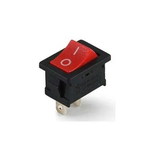 IC-125B Mini Işıksız Anahtar ON-OFF 2P - Kırmızı