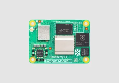 Raspberry Pi Compute Module CM5, 2GB RAM/0GB eMMC, Non-Wireless - CM5002000