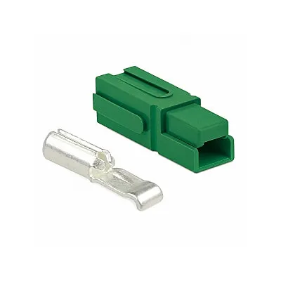 Tekli 30A 600V Anderson Power Akü Soketi - Yeşil