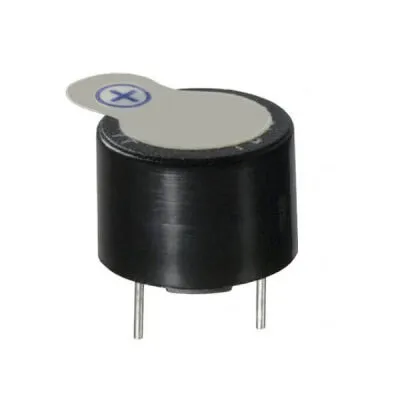 Manyetik Buzzer (Devreli) - 12V, 3.1khz, 83dB, 12mm Çap