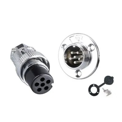 DF20 6 Pin 20mm Su Geçirmez Konnektör Takımı