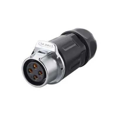 LP-20-J04PP-01-001 4-Pin Su Geçirmez Konnektör - Dişi