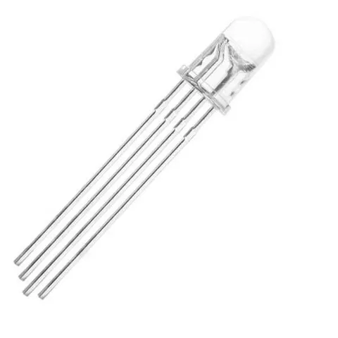 5mm Şeffaf RGB Led - Ortak Katot