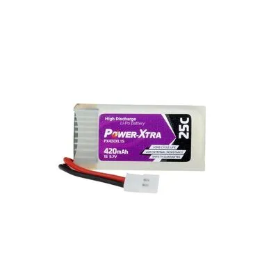 3.7V 1S 420mAh 1cell Li-Polymer Pil 25C - PX420XL1S