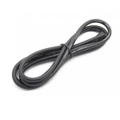 14 AWG Silikon Kablo Siyah - 1 Metre