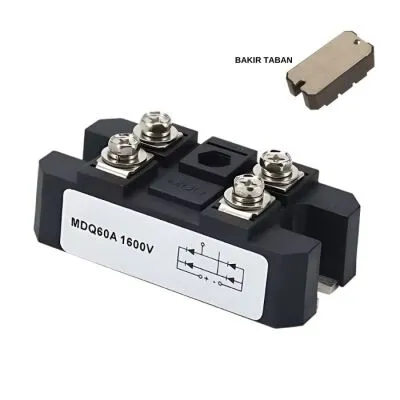 MDQ60-16 60A 1600V Tek Faz Köprü Diyot