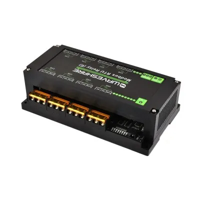 Endüstriyel 8 Kanallı Modbus RTU Ethernet Röle Modülü (E) -  RS485 Arayüzü