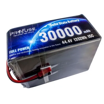 44,4V 12S 30000mAh 15C Solid State Lipo Batarya