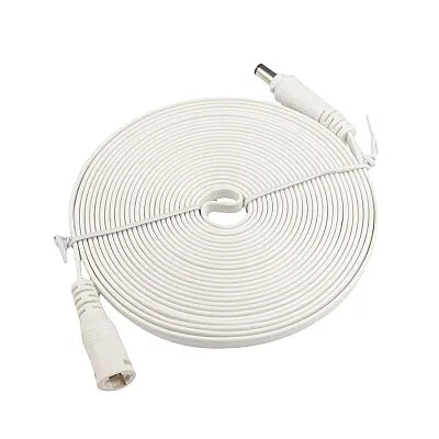 DC 5.5x2.1mm Yassı Adaptör Uzatma Kablosu - 5 Metre