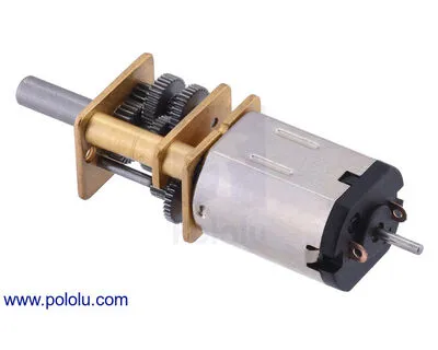 Pololu 1000:1 Micro Metal Redüktörlü DC Motor HPCB 6V - Dual Şaft PL-3080