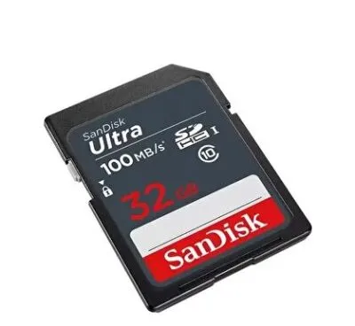 Sandisk Ultra SDHC UHS-I 32GB Hafıza Kartı - 100MB/s Class 10