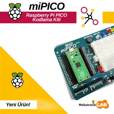 miPICO Raspberry Pi Pico Kodlama Kiti -SET3