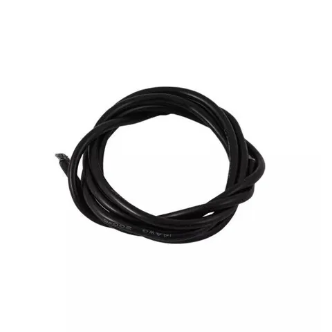 14 AWG Silikon Kablo 1 Metre - Siyah