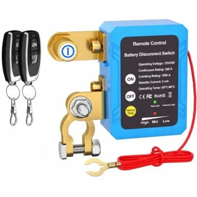 RL-240A-RCM2 12V/24V 240A Uzaktan Kumandalı Akü Kesici Şalter Seti